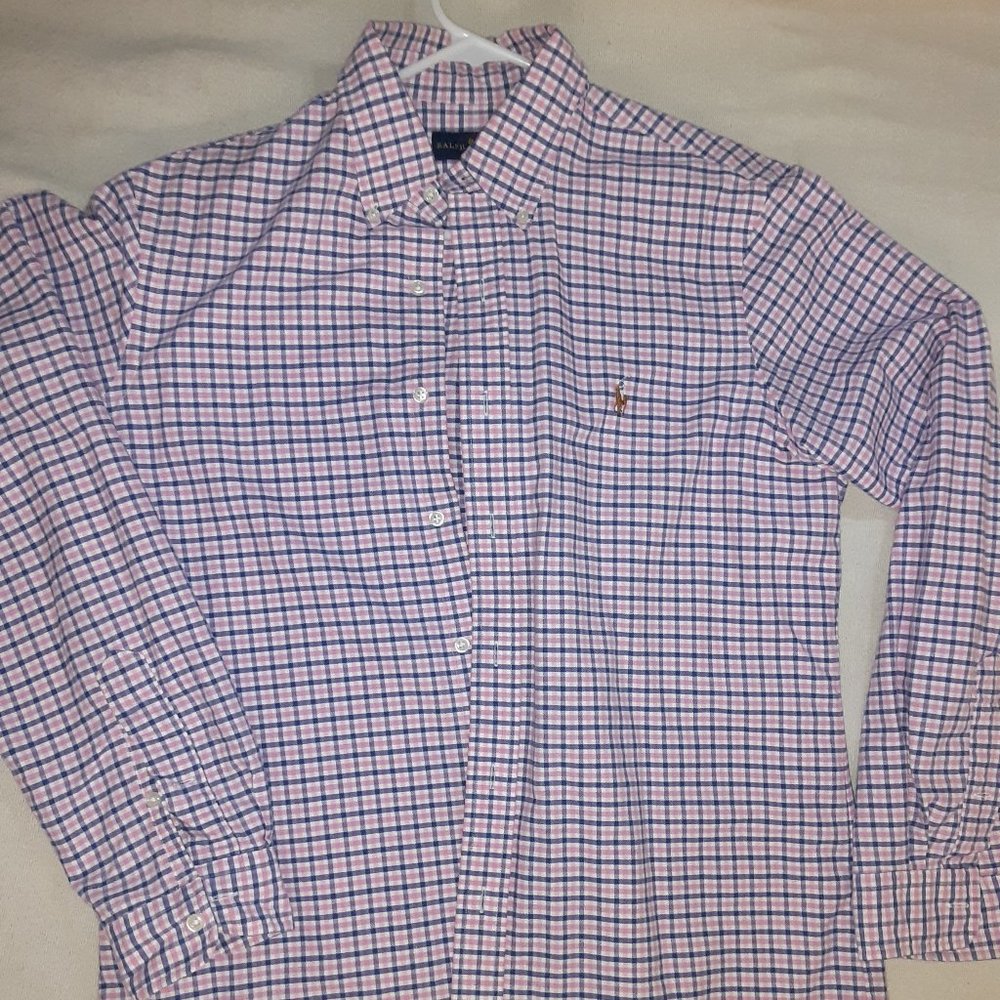 Polo Ralph Lauren Classic Fit Plaid Oxford Shirt
